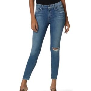 NWOT Joe's High Rise Skinny Distressed Crop Jeans